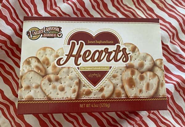 heart crackers for bacon appetizers