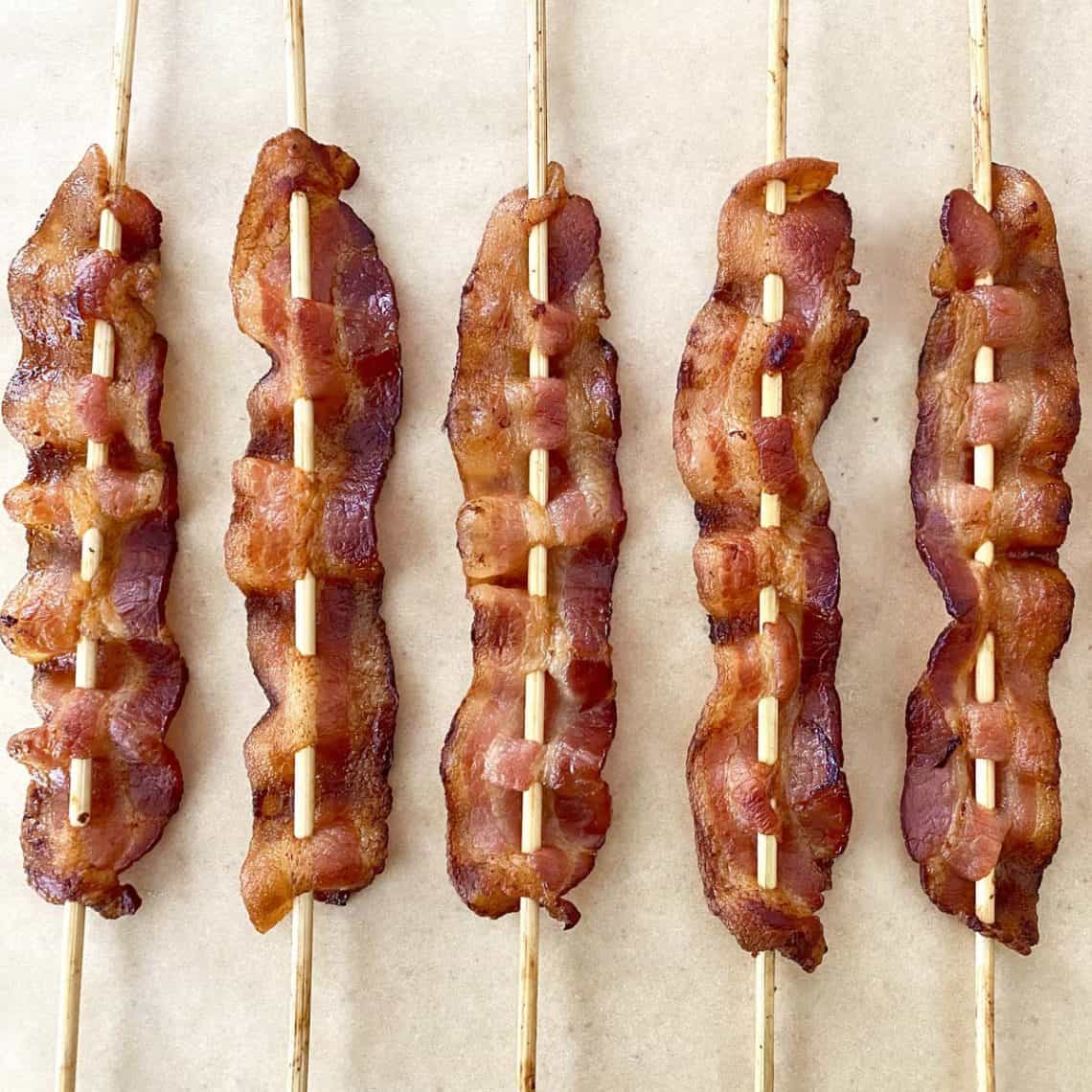 bacon skewers